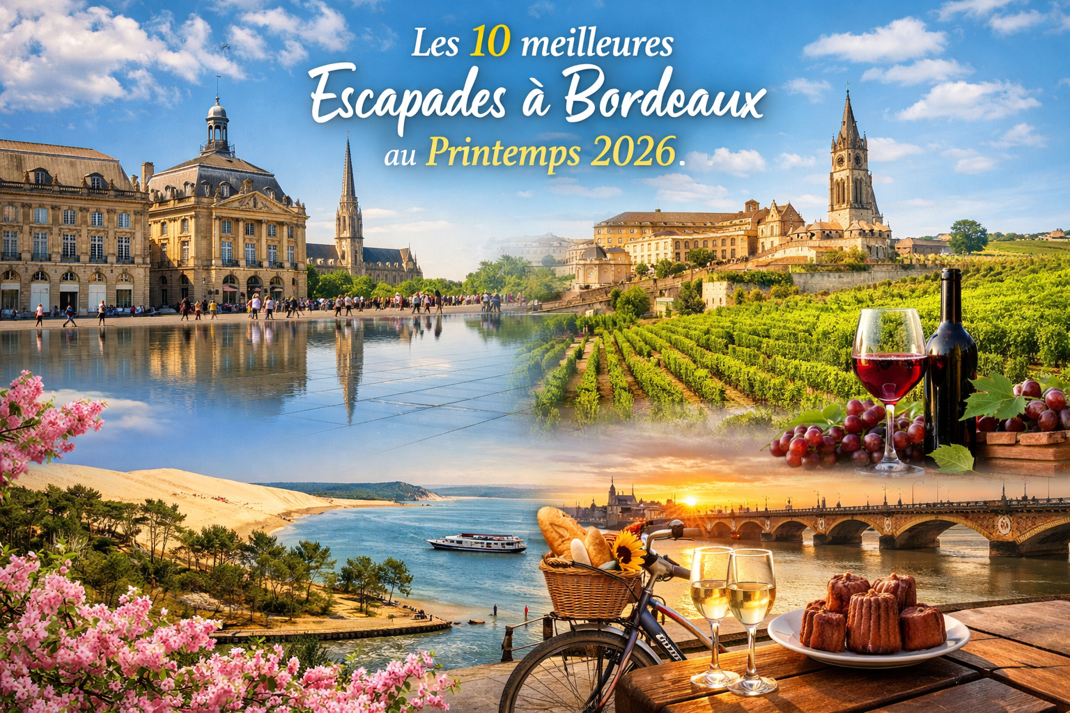 Les 10 meilleures escapades à Bordeaux au printemps 2026